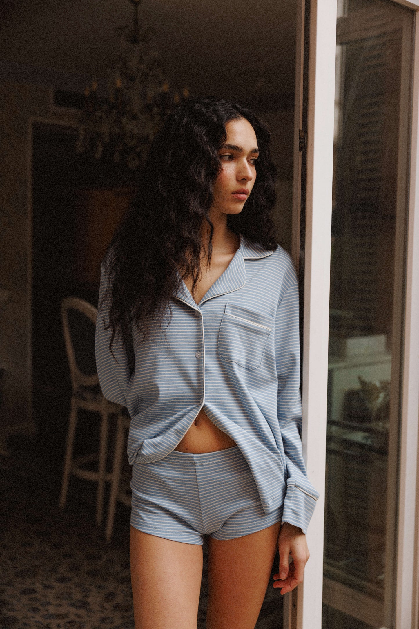 BABY BLUE LOUNGE SHORTS